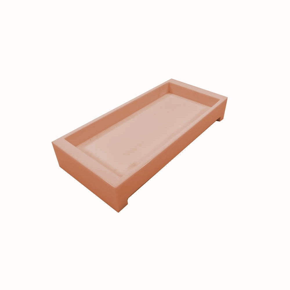 Bandeja Retangular Com Pé By Poli 