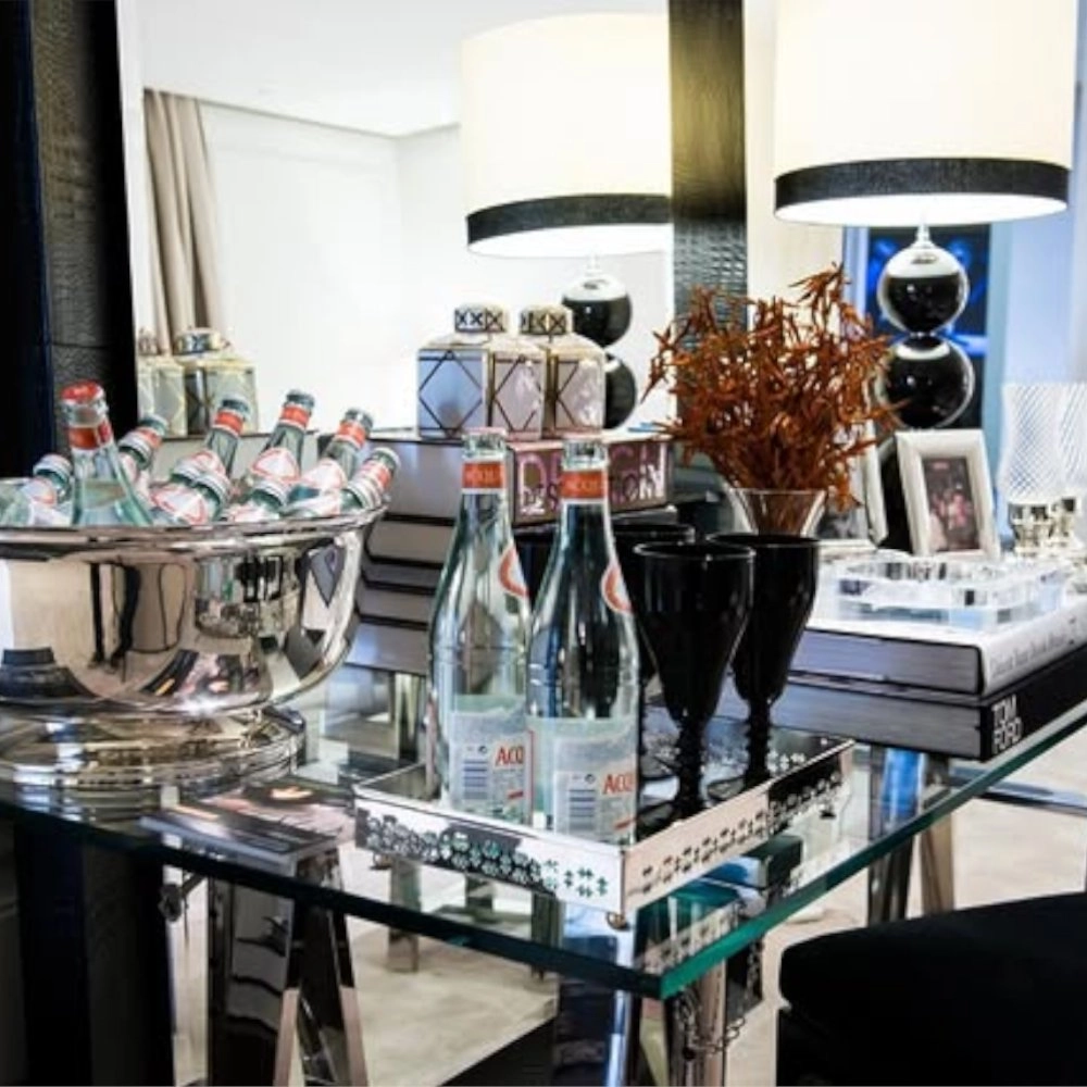 Bandeja Retangular St. James Mirror Cross Com Fundo Espelhado 30 X 20 X 4 Cm Bandeja Retangular St. James Mirror Cross Com Fundo Espelhado 30 X 20 X 4 Cm