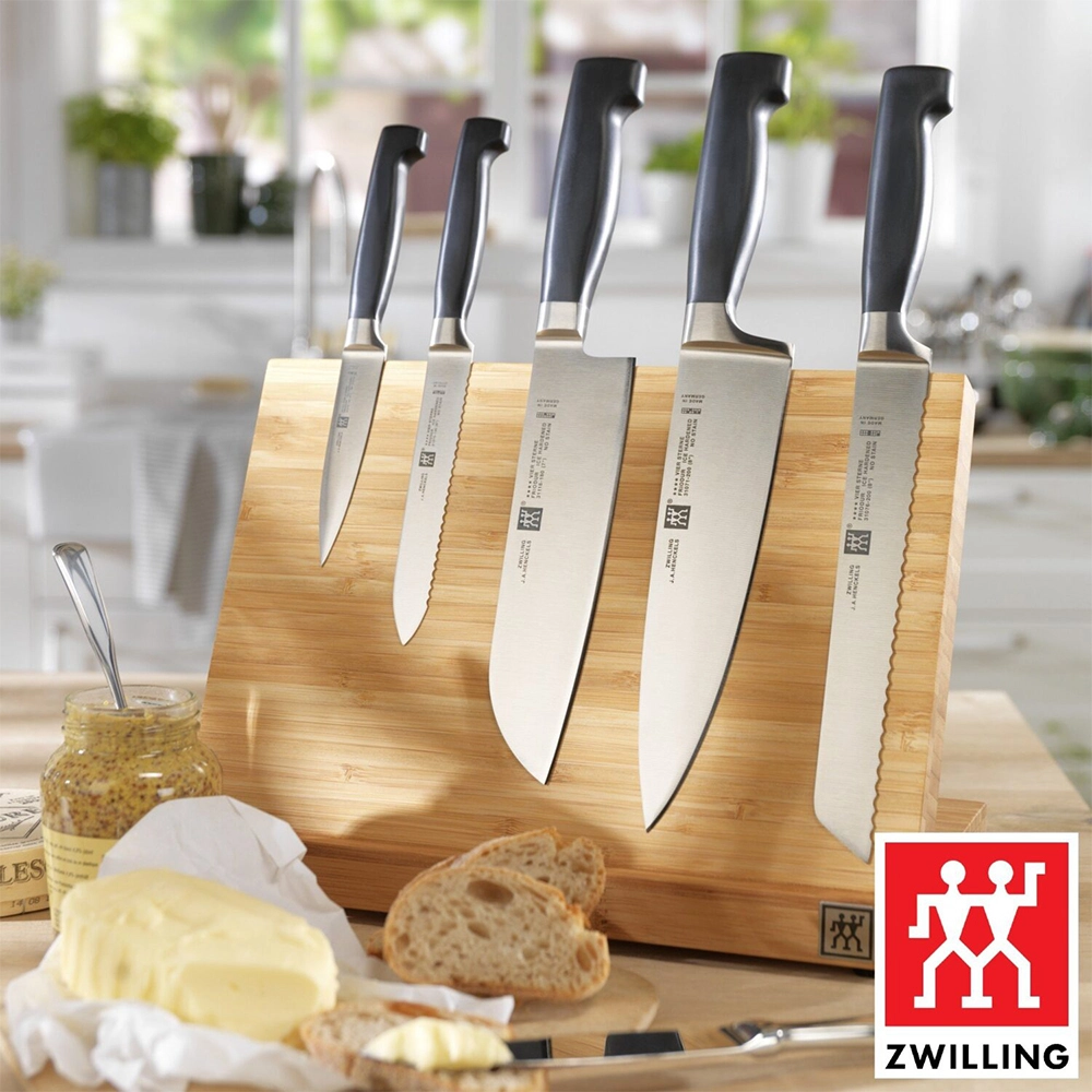 Bloco de Facas Magnetico Em Bamboo