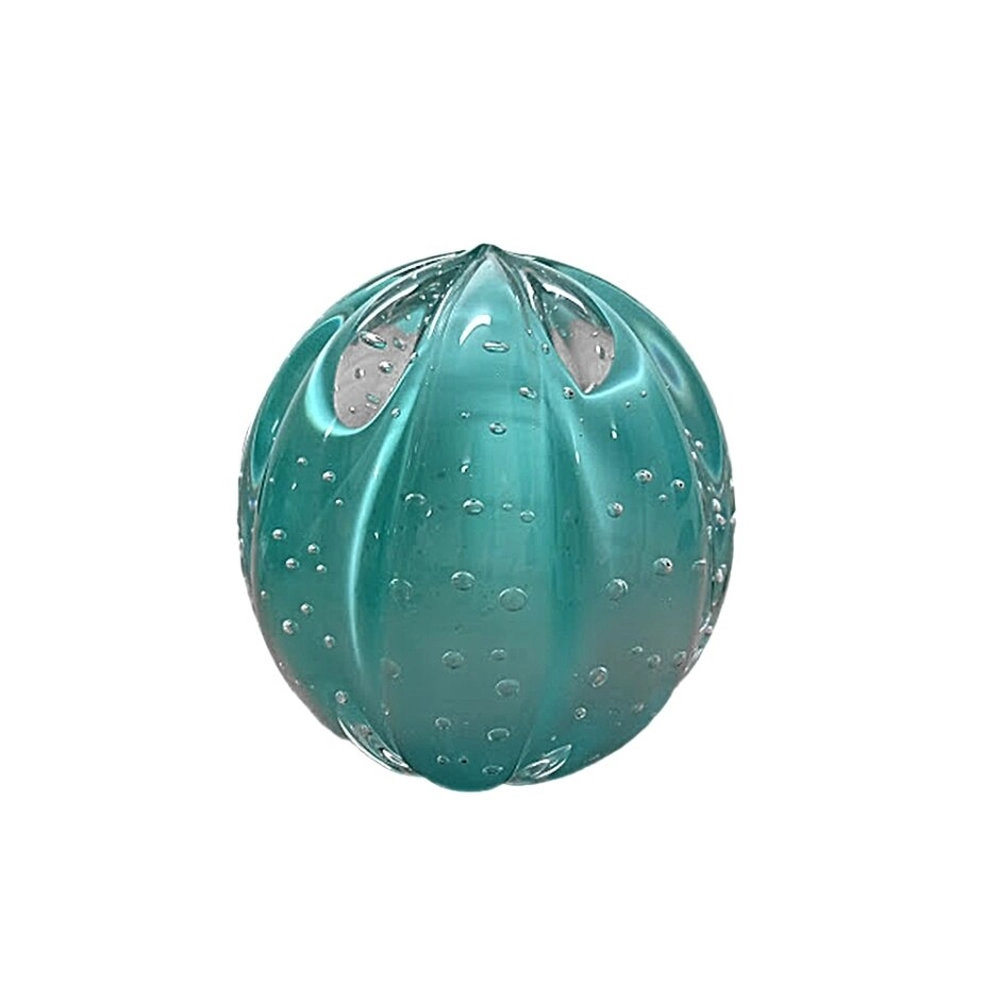 Bola Rigada Senna Cristais D´labone Amazonita Menta 12 Cm