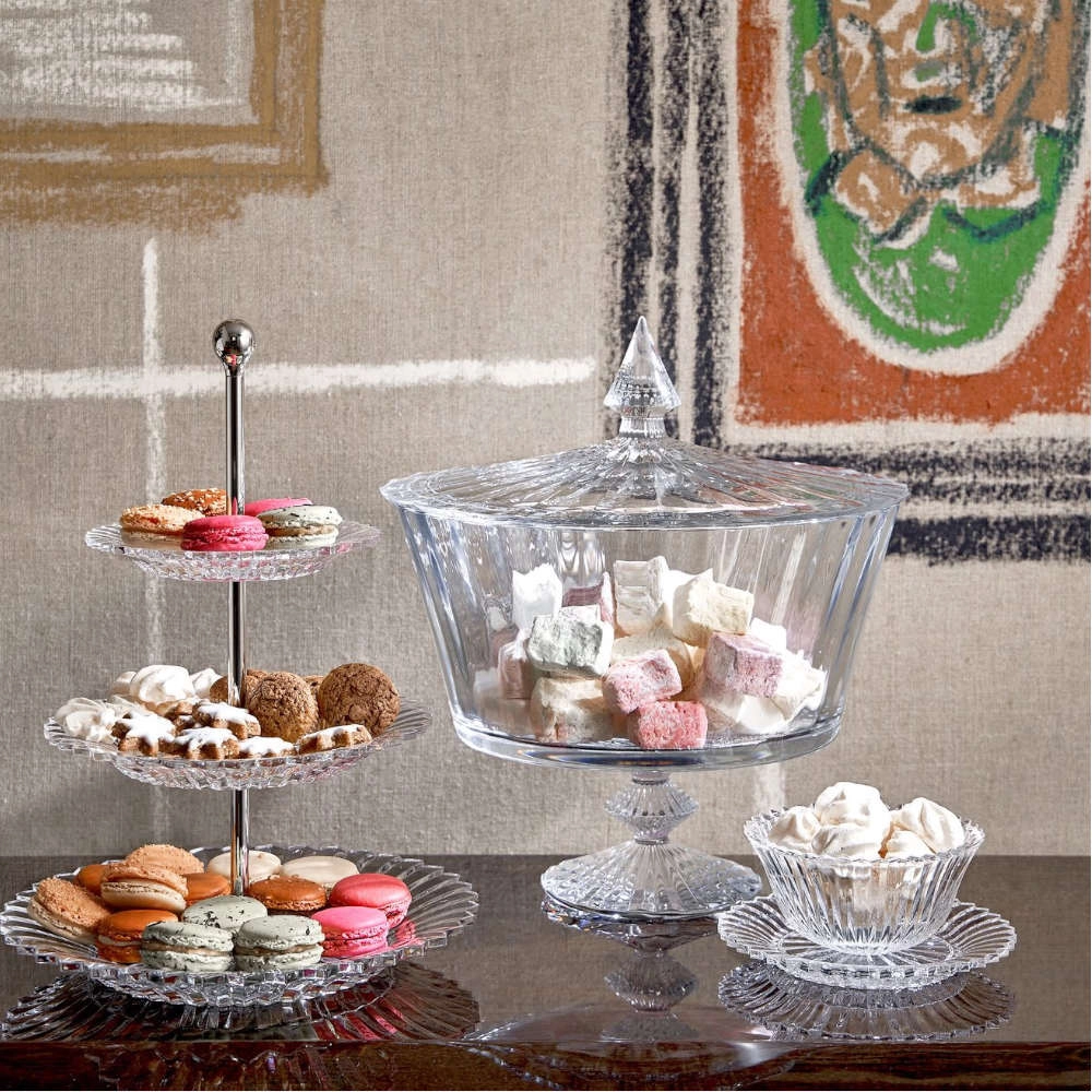 Bomboniere Com Tampa Em Cristal Baccarat Mille Nuits