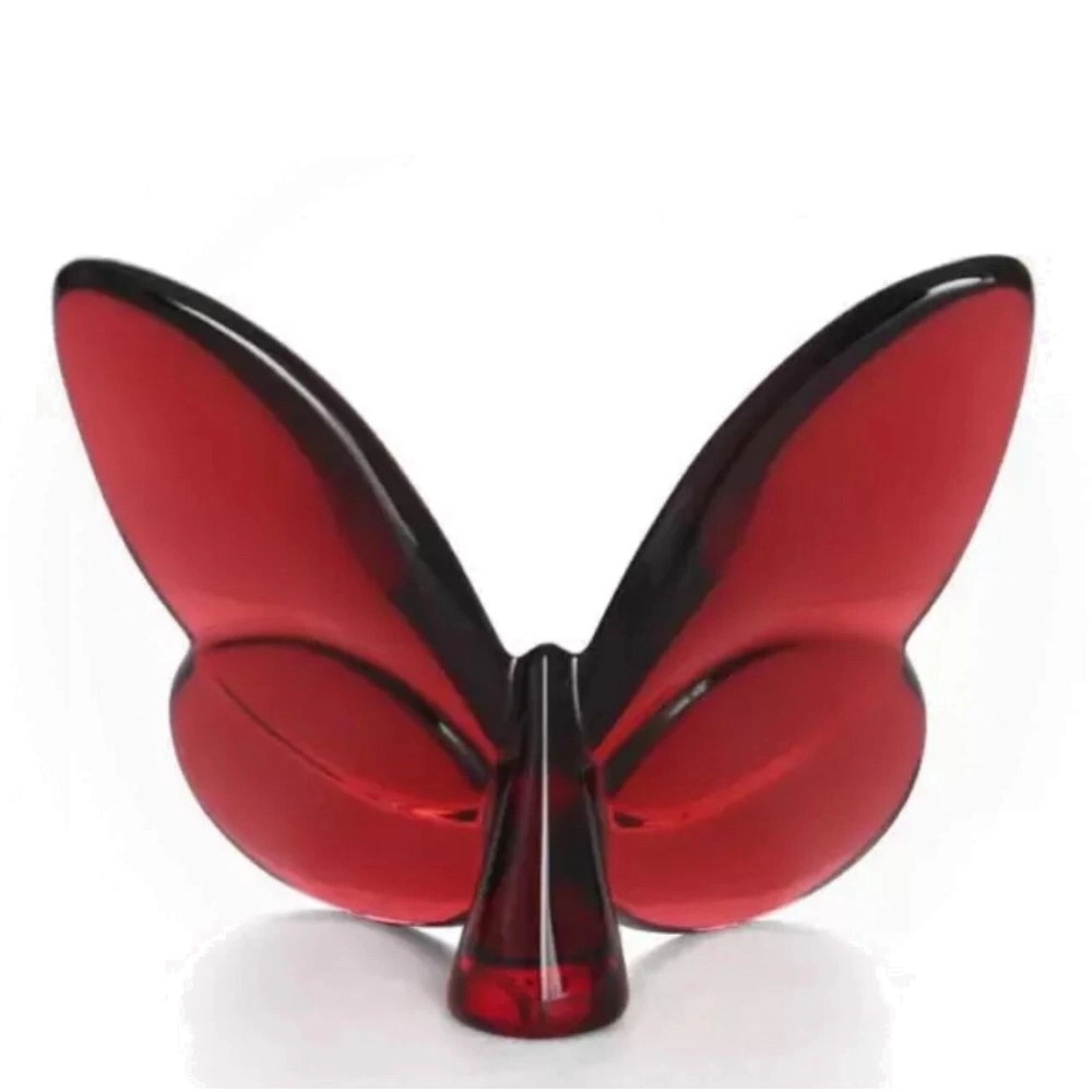 Borboleta Em Cristal Baccarat Rubi Colecao Papillon
