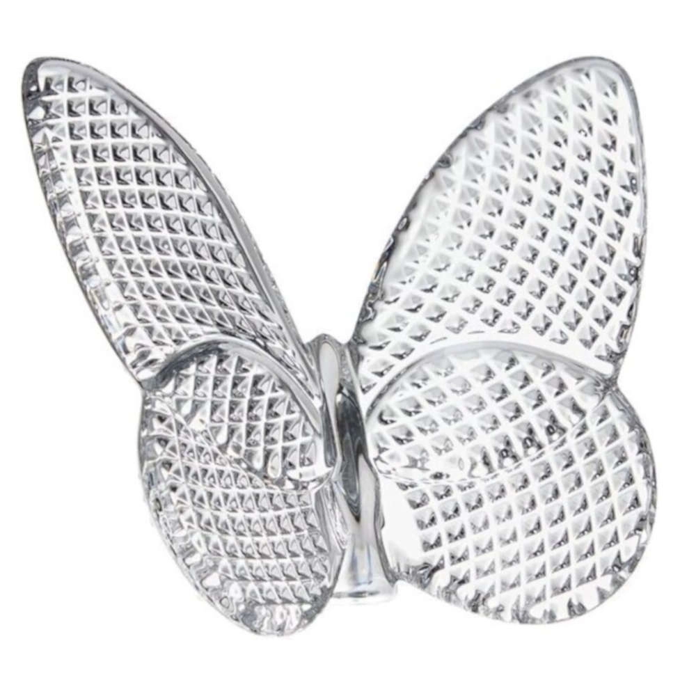 Borboleta Em Cristal Baccarat Translucido – Colecao Papillon
