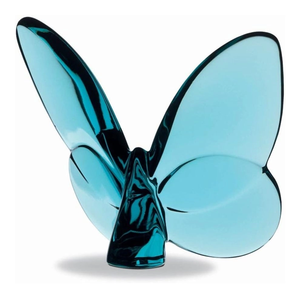 Borboleta Em Cristal Baccarat Turquesa Colecao Papillon