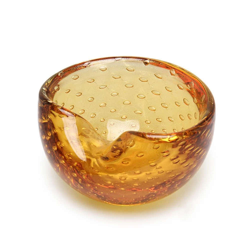 Bow 1 Tela Ambar Com Ouro 24 K  Cristais Ca D'oro