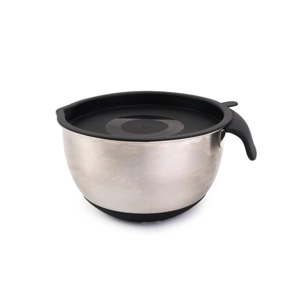 Bowl Para Misturar Com Tampa Hub.me Preto 17 Cm Bowl Para Misturar Com Tampa Hub.me Preto 17 Cm