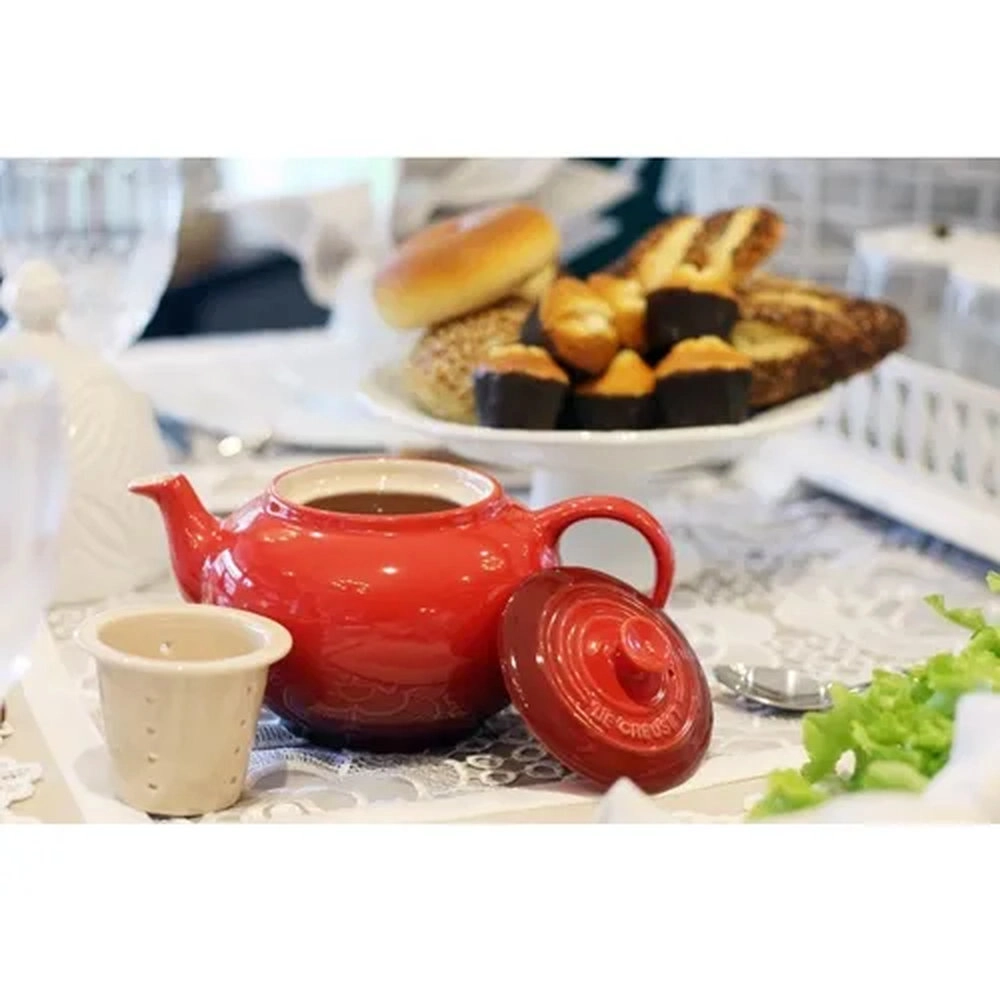 Bule Com Infusor Le Creuset Vermelho 600 Ml