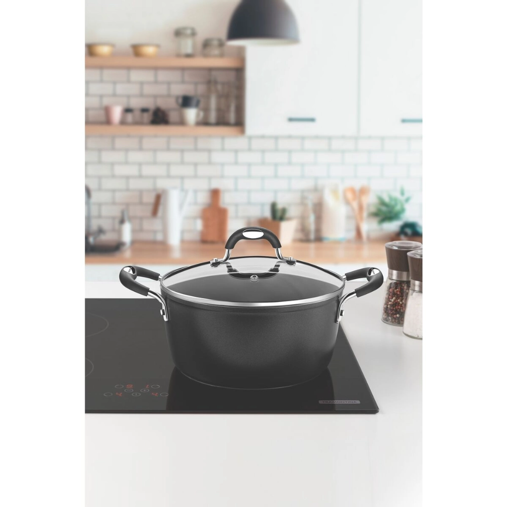 Cacarola 22cm 3,5l Inducao Monaco Preto