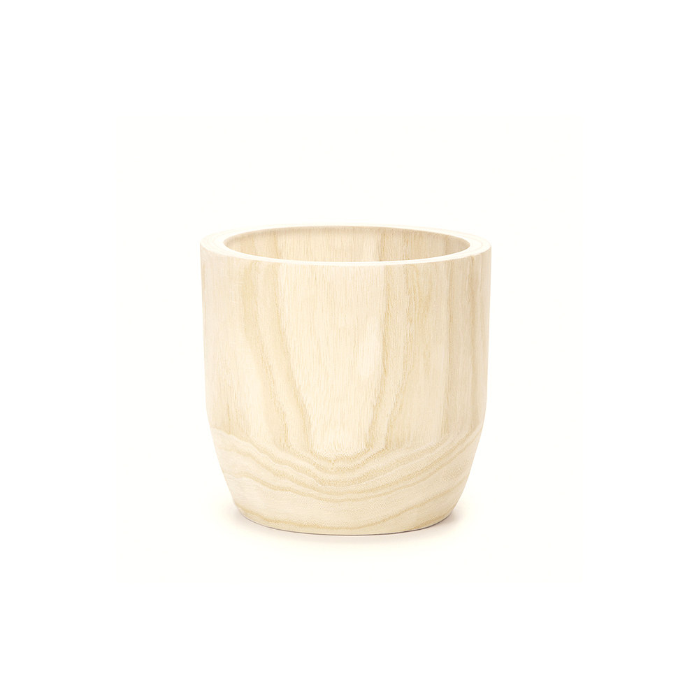 Cachepot Mart Madeira 16,5 X 17,5 Cm Cachepot Mart Madeira 16,5 X 17,5 Cm