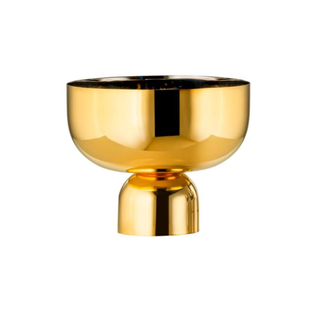 Cachepot Riva Boreal Médio Ouro 24 K Cachepot Riva Boreal Médio Ouro 24 K