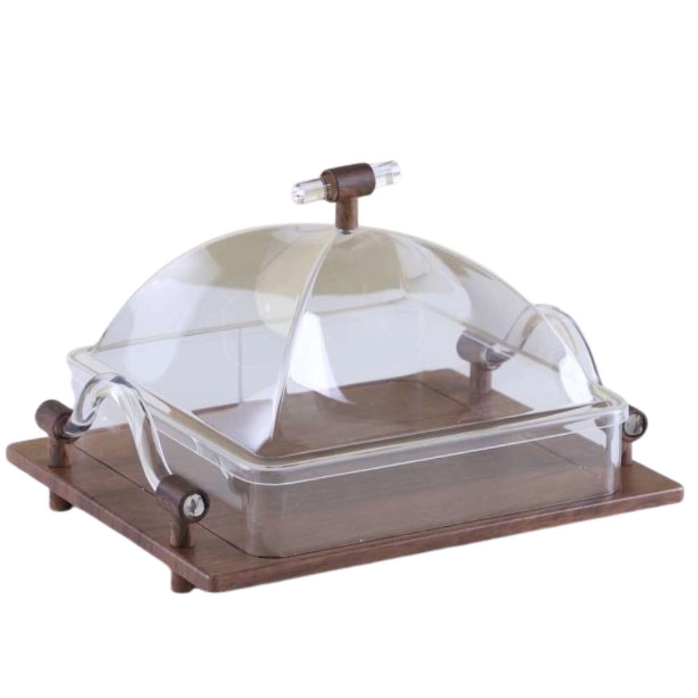 Caixa Decorativa Grande Em Madeira e Acrilico - Simpli Caixa Decorativa Grande Em Madeira e Acrilico - Simpli