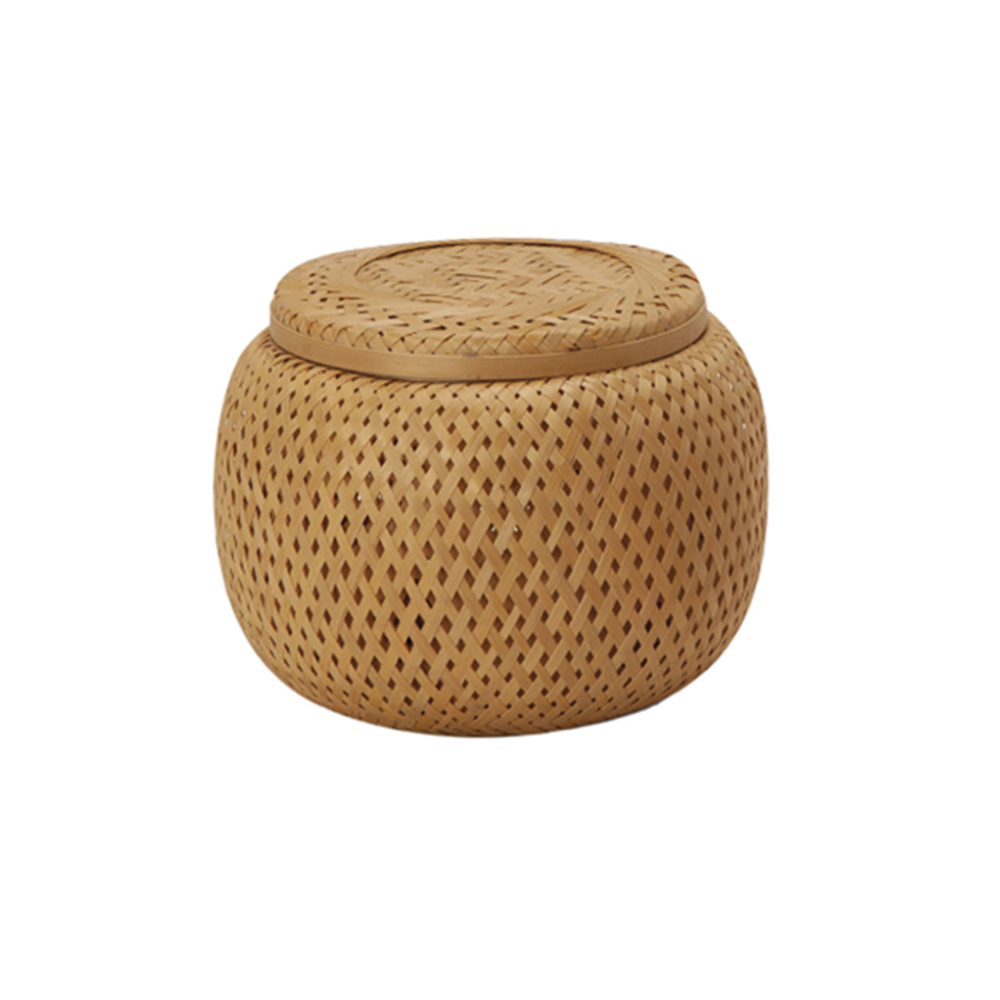 Caixa Decorativa Mart Bambu Trançada 16 X 13 Cm Caixa Decorativa Mart Bambu Trançada 16 X 13 Cm