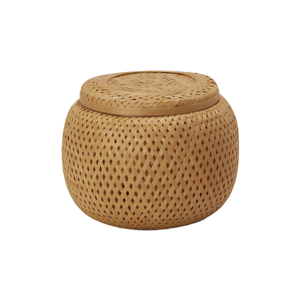 Caixa Decorativa Mart Bambu Trançada 24 X 18 Cm Caixa Decorativa Mart Bambu Trançada 24 X 18 Cm