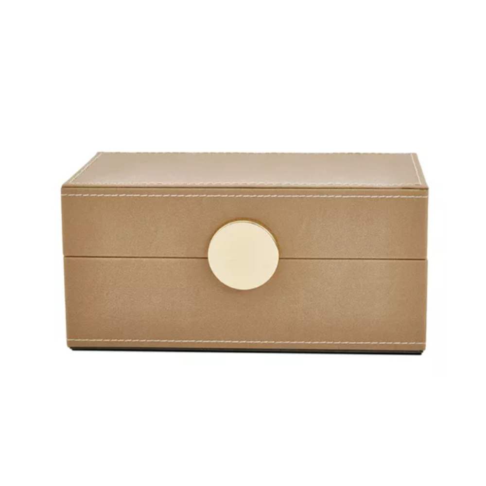 Caixa Decorativa Mart Em Pu 10,5 X 23 X 13 Cm Caixa Decorativa Mart Em Pu 10,5 X 23 X 13 Cm