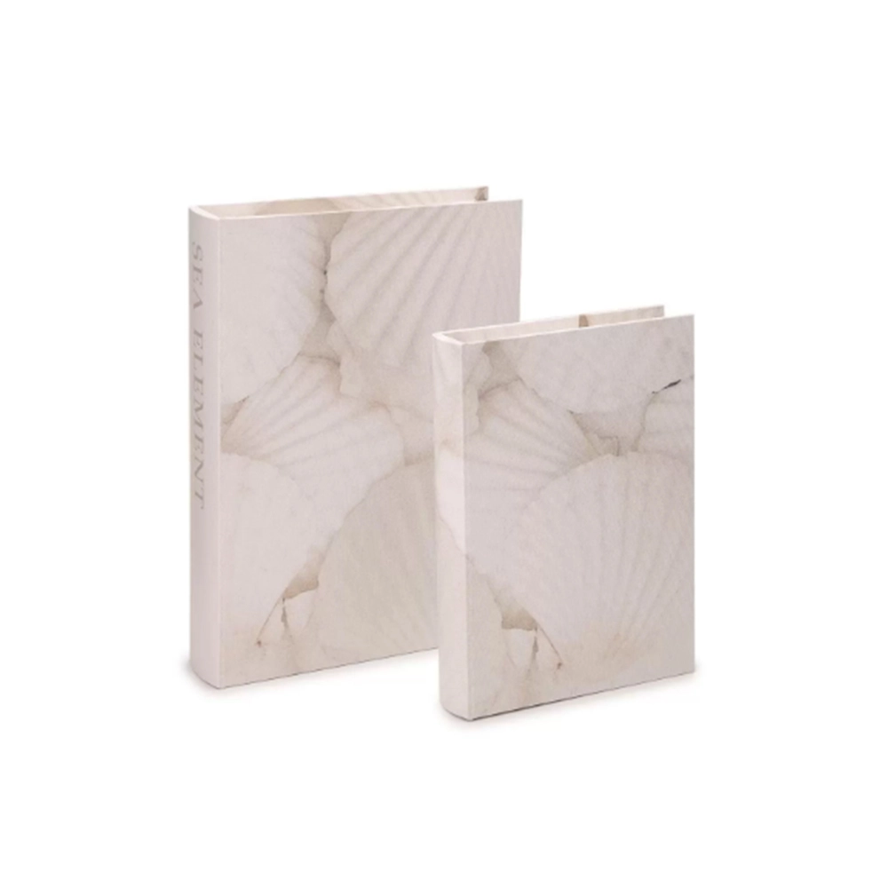 Caixa Livro Mart Conchas 25 X 18 X 4 Cm Caixa Livro Mart Conchas 25 X 18 X 4 Cm