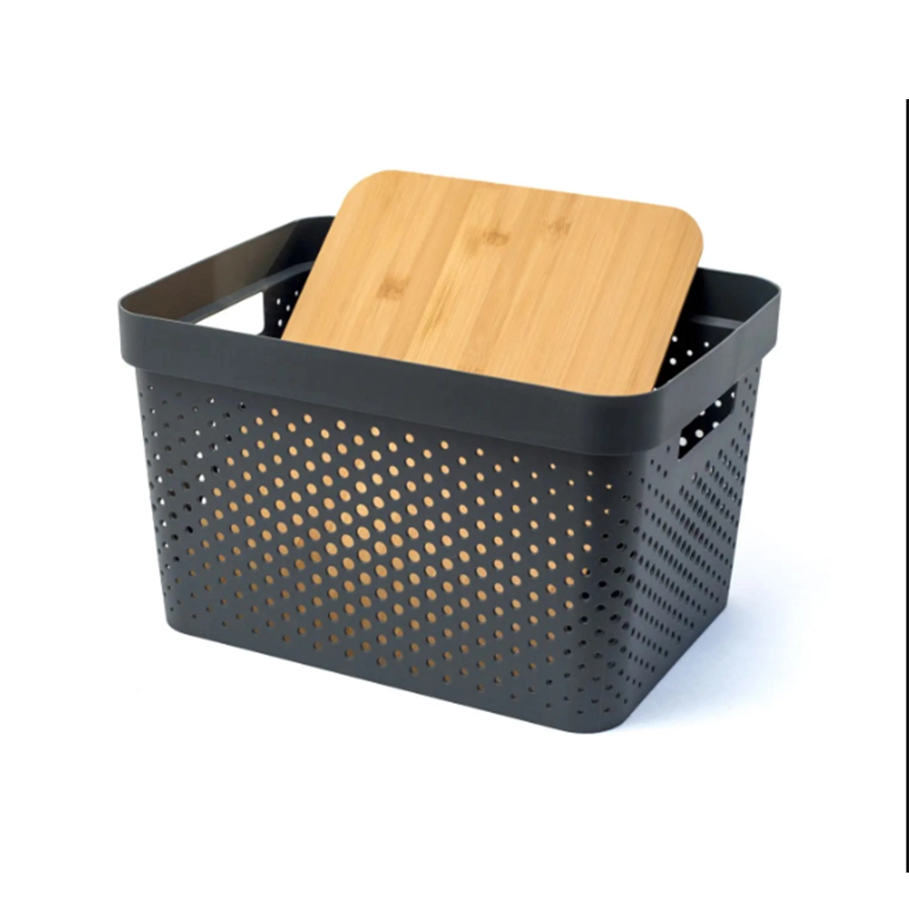 Caixa Organizadora Com Tampa Oikos Poá 18 Litros