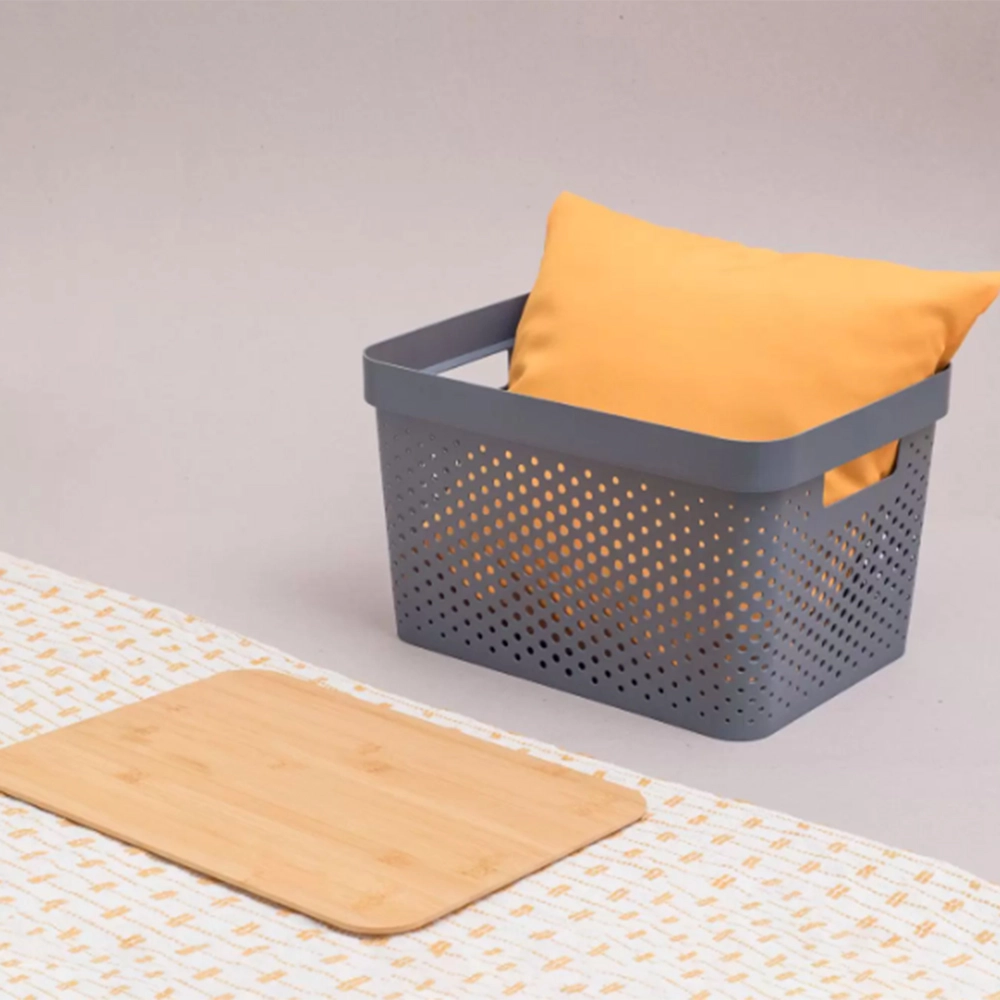 Caixa Organizadora Com Tampa Oikos Poá 18 Litros