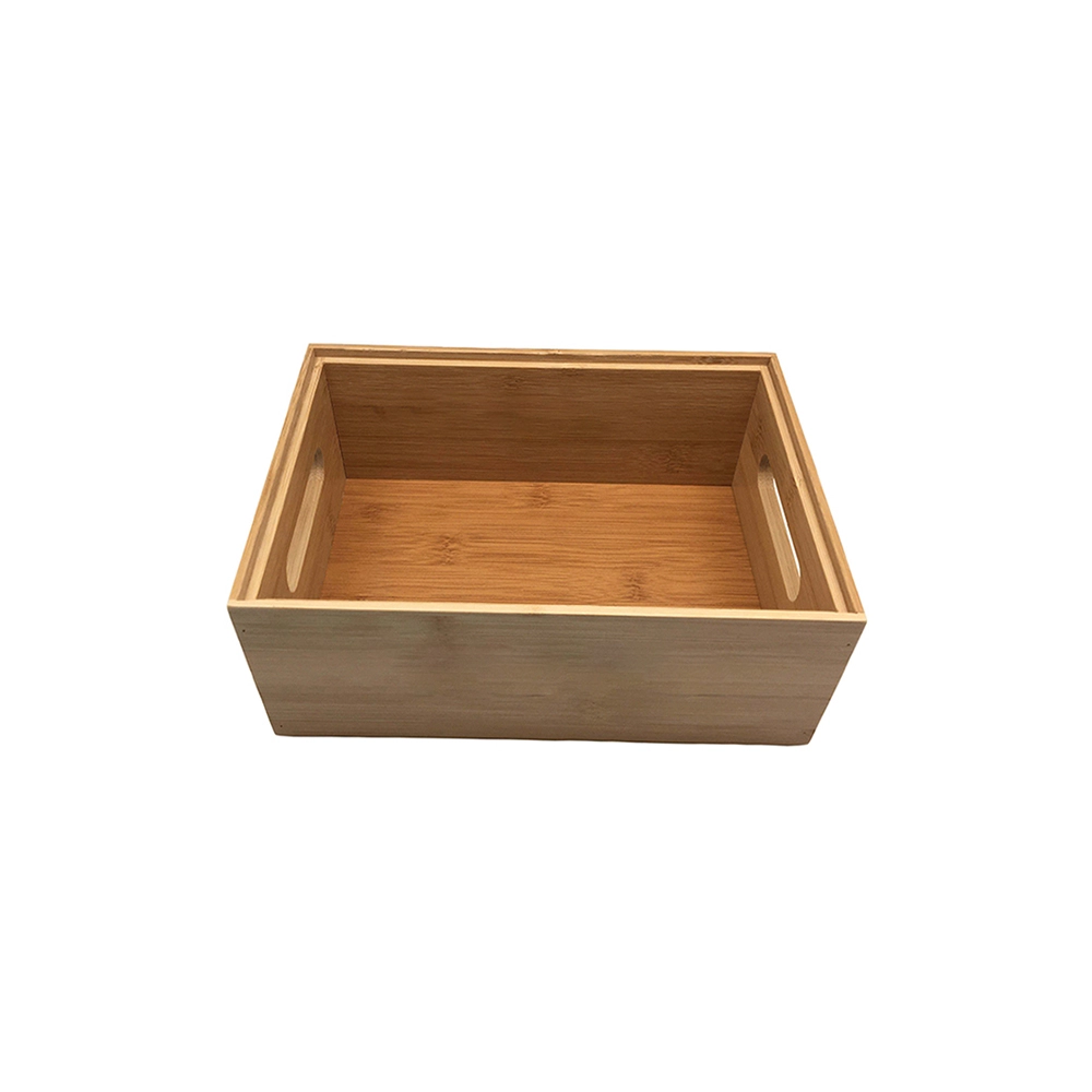 Caixa Vazada Empilhável Oikos Bambu 9,3 X 15,1 X 22 Cm