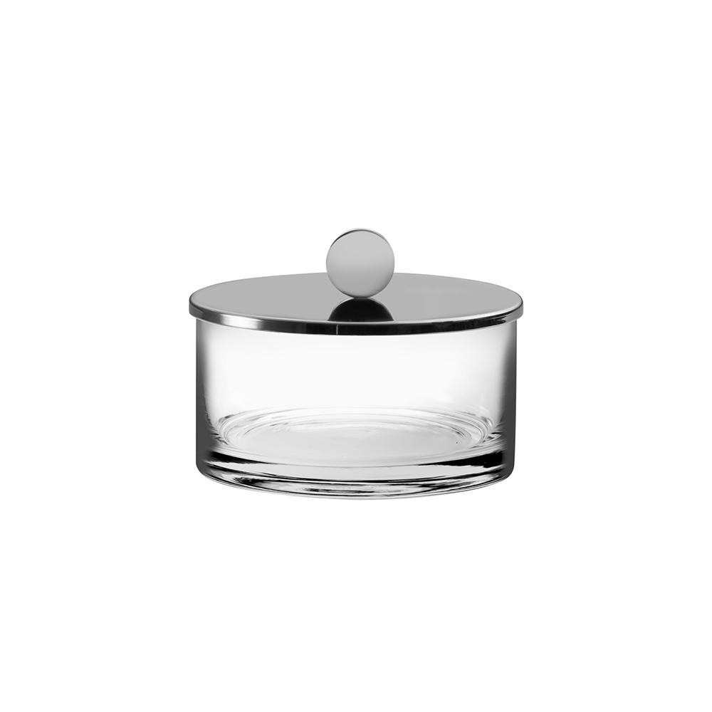Caixinha Redonda Riva Aço Inox 12,3 X 8,5 Cm Caixinha Redonda Riva Aço Inox 12,3 X 8,5 Cm