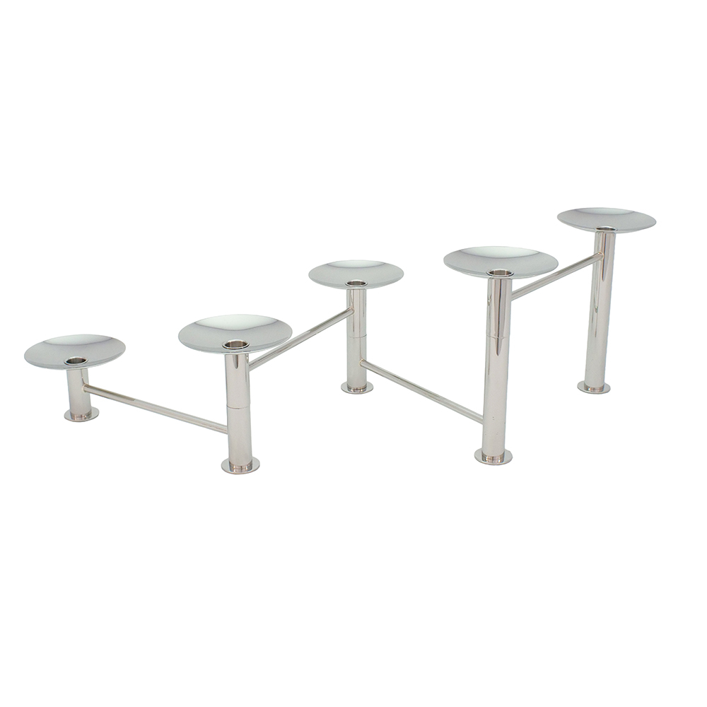 Candelabro Articulado 5 Velas Prata – Orfevrerie Royale