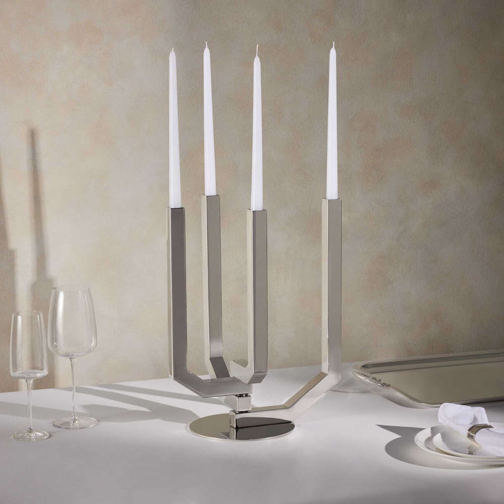 Candelabro de 4 Velas Arborescence Acier Christofle