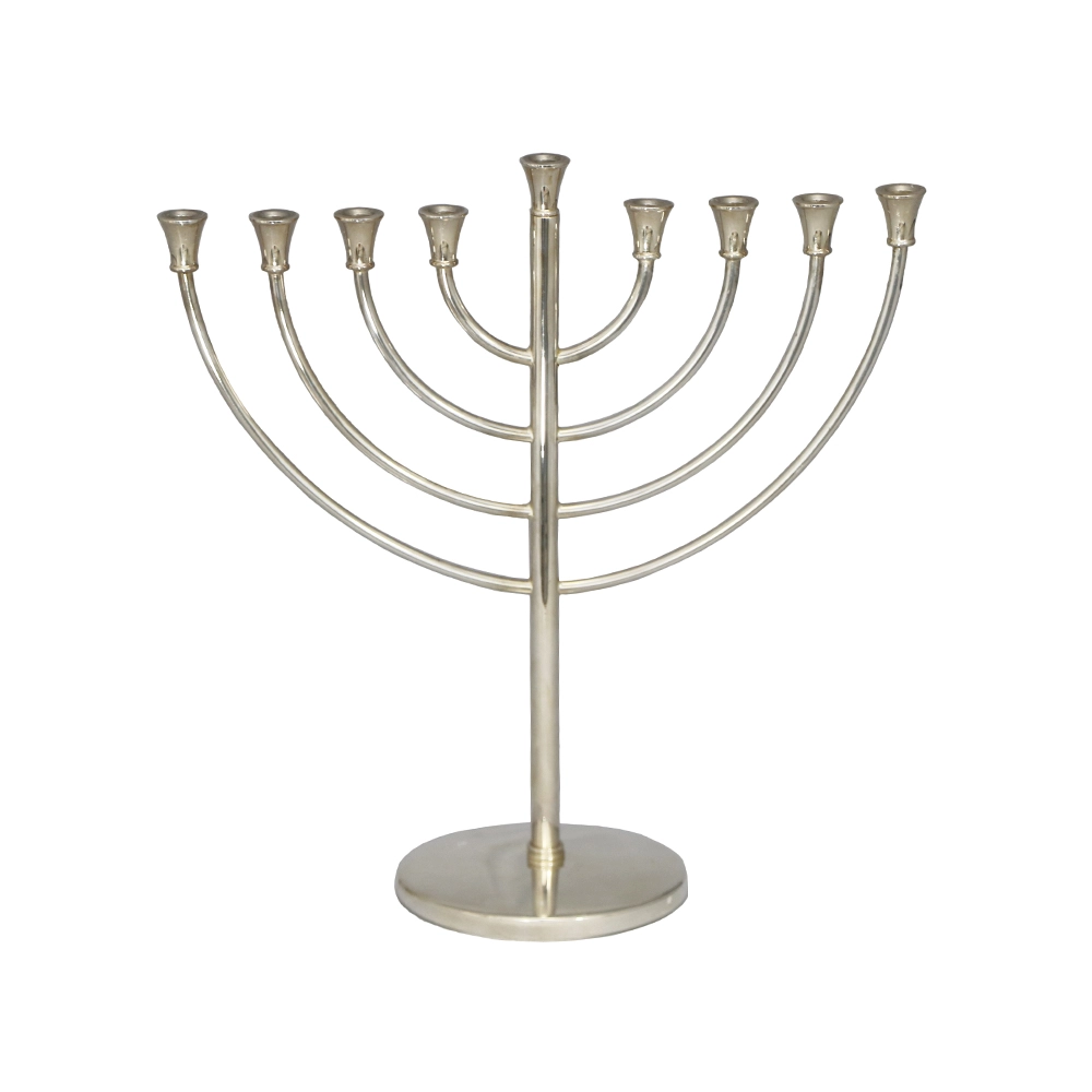 Candelabro Hanoukia Orfèvrerie Royale Em Prata Candelabro Hanoukia Orfèvrerie Royale Em Prata