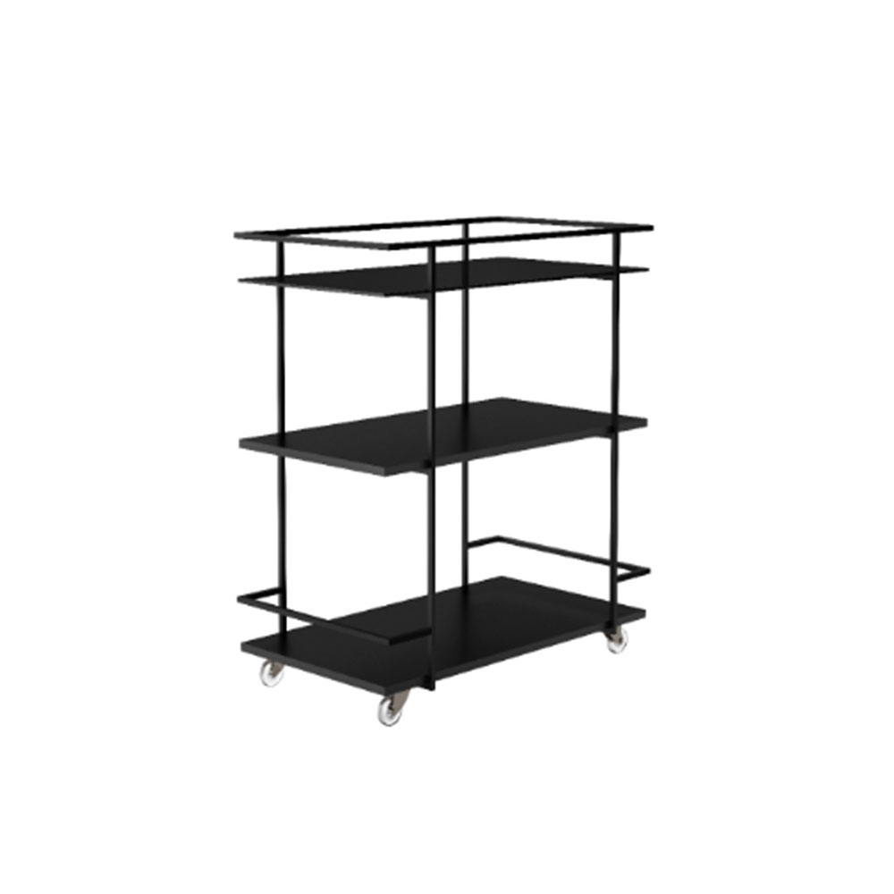 Carrinho de Bar Forma Inox Frame 80 X 70 X 40 Cm Carrinho de Bar Forma Inox Frame 80 X 70 X 40 Cm