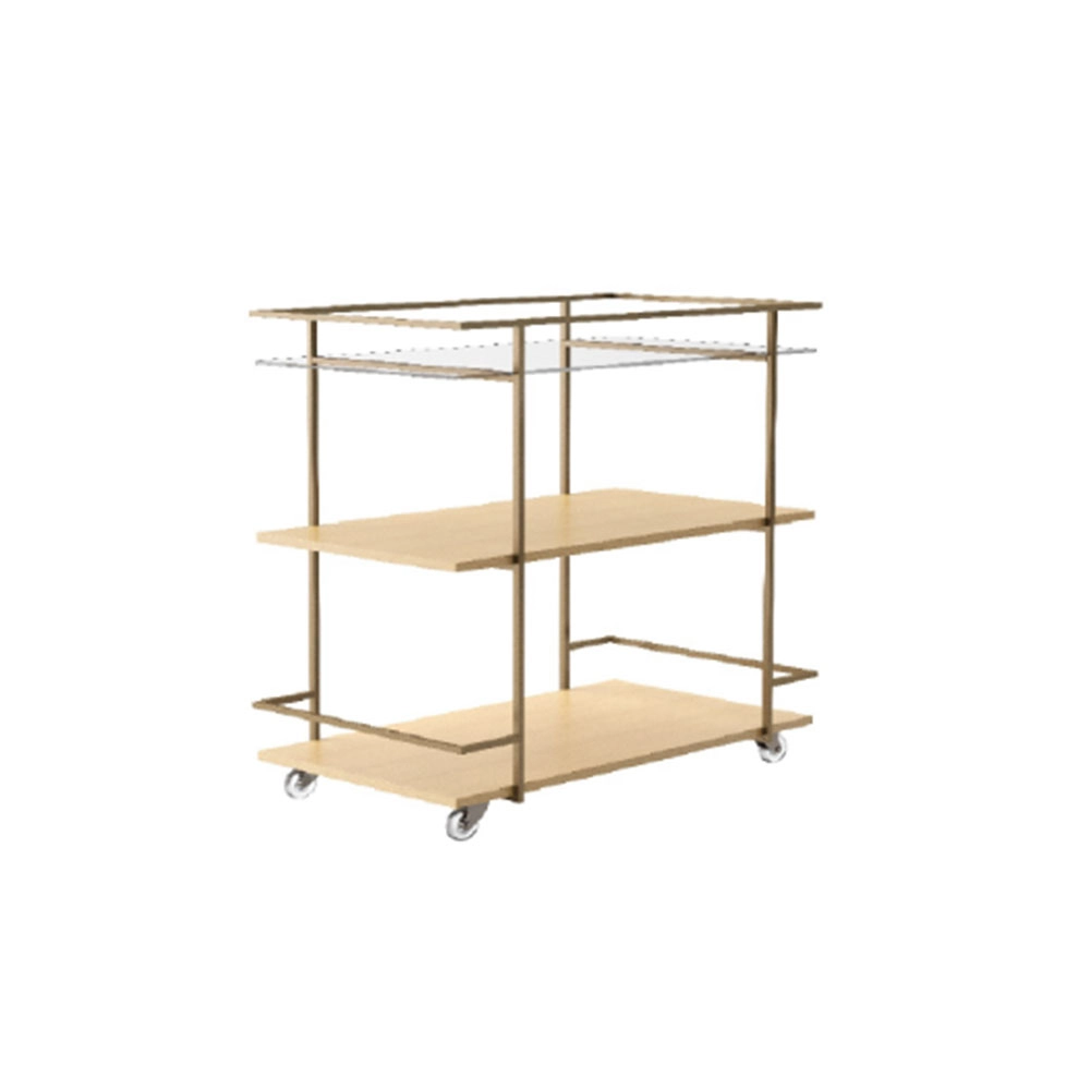 Carrinho de Bar Forma Inox Frame 80 X 70 X 40 Cm Carrinho de Bar Forma Inox Frame 80 X 70 X 40 Cm