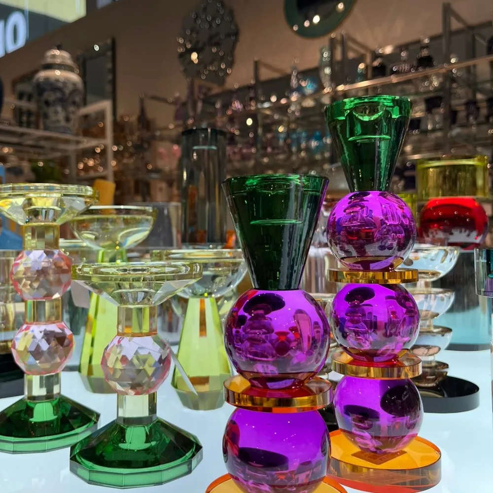 Castical Grande Orbes de Cristal 25 Cm Ribeiro e Pavani