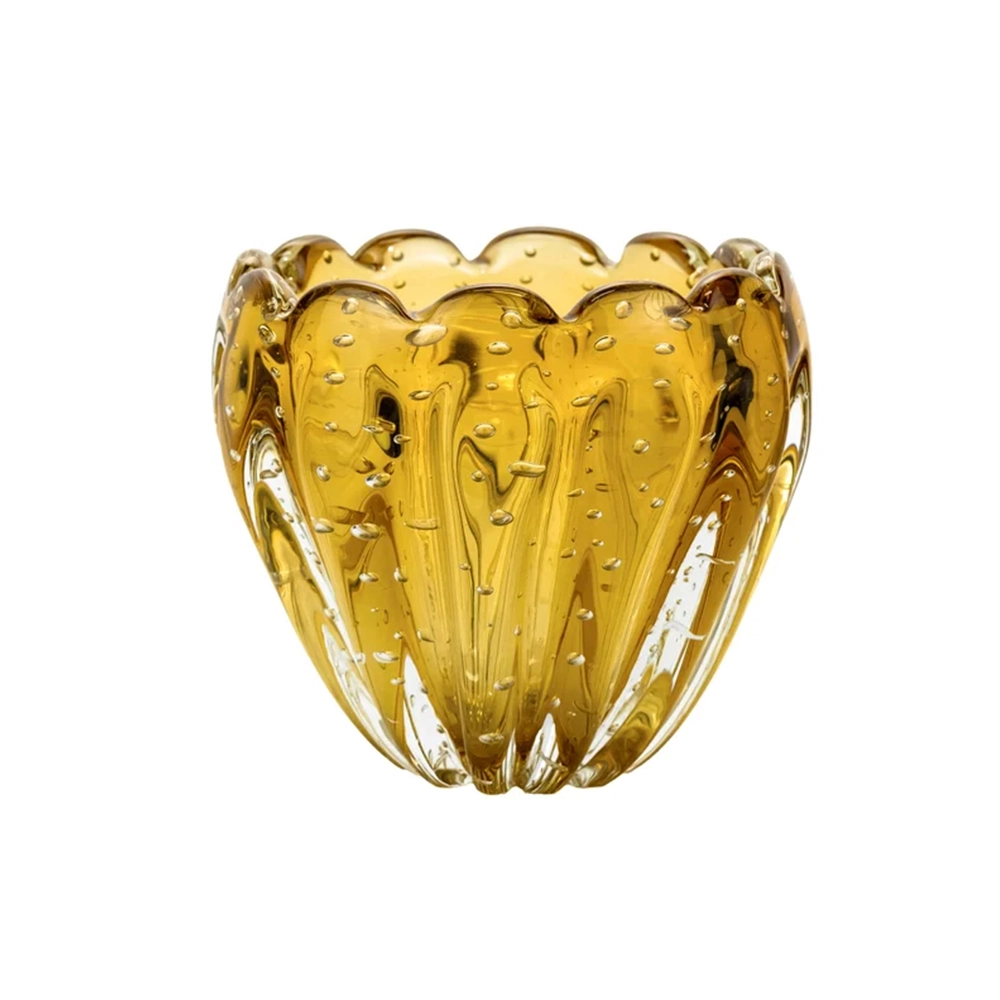 Centro de Mesa Cachepot Cristais D´labone 13 X 16 X 16 Cm Centro de Mesa Cachepot Cristais D´labone 13 X 16 X 16 Cm