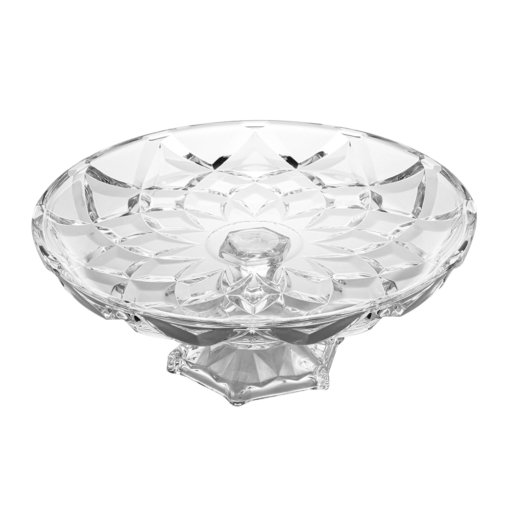 Centro de Mesa Com Pé Lyor Deli Diamond 40 X 16 Cm