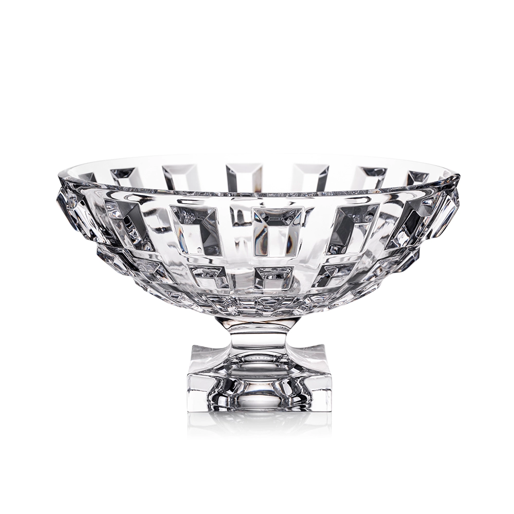 Centro de Mesa Com Pé Rogaska Crystal Gem 11 X 31 Cm