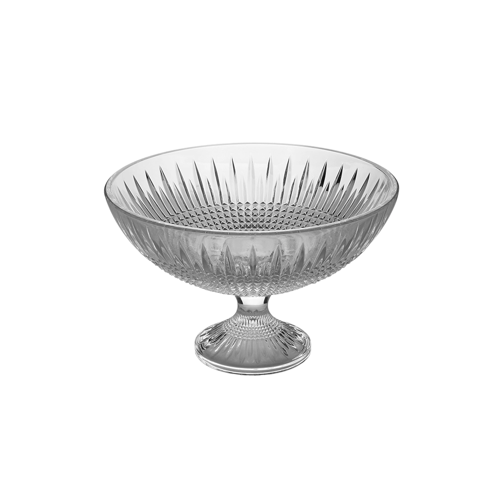 Centro de Mesa Com Pé Wolff Queen 30 X 19 Cm Centro de Mesa Com Pé Wolff Queen 30 X 19 Cm