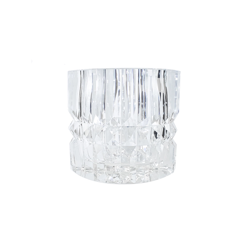 Centro de Mesa Cristais Di Murano Lapidado Sem Ouro 22 X 18 Cm Centro de Mesa Cristais Di Murano Lapidado Sem Ouro 22 X 18 Cm