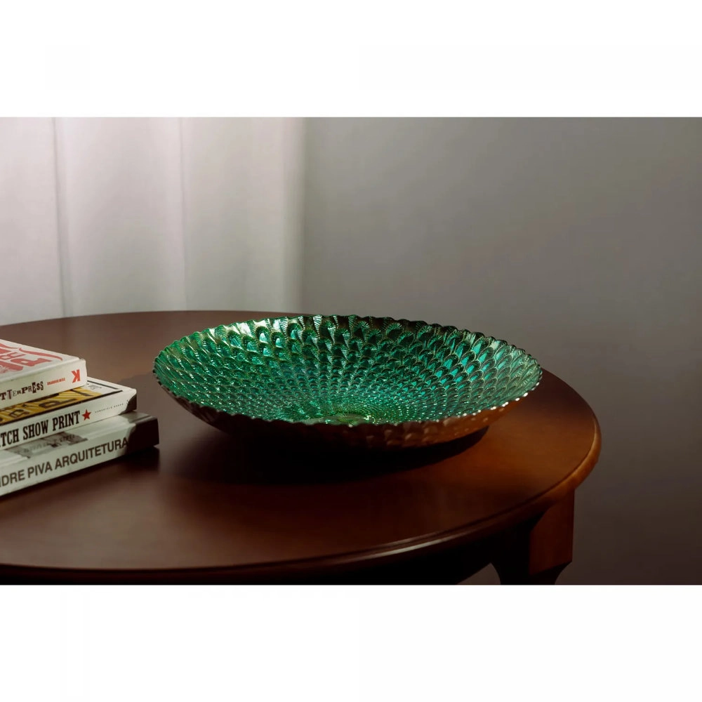 Centro de Mesa de Vidro Instambul 41cm X 6,5cm - Wolff