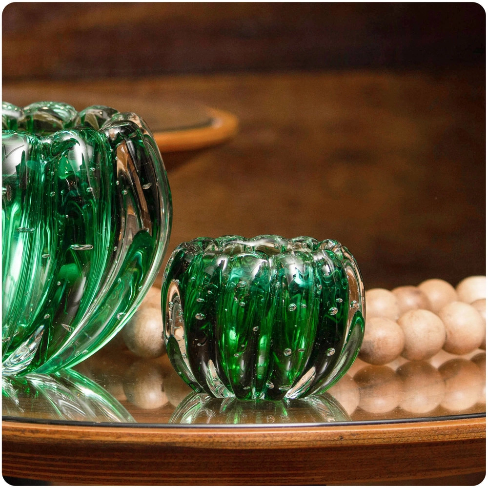 Centro de Mesa Liceu Cristais D´labone Amazonita Menta 13 X 10 Cm Centro de Mesa Liceu Cristais D´labone Amazonita Menta 13 X 10 Cm