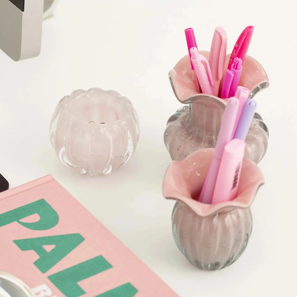 Centro de Mesa Liceu Cristais D´labone Quartzo Rose 9 X 6 Cm