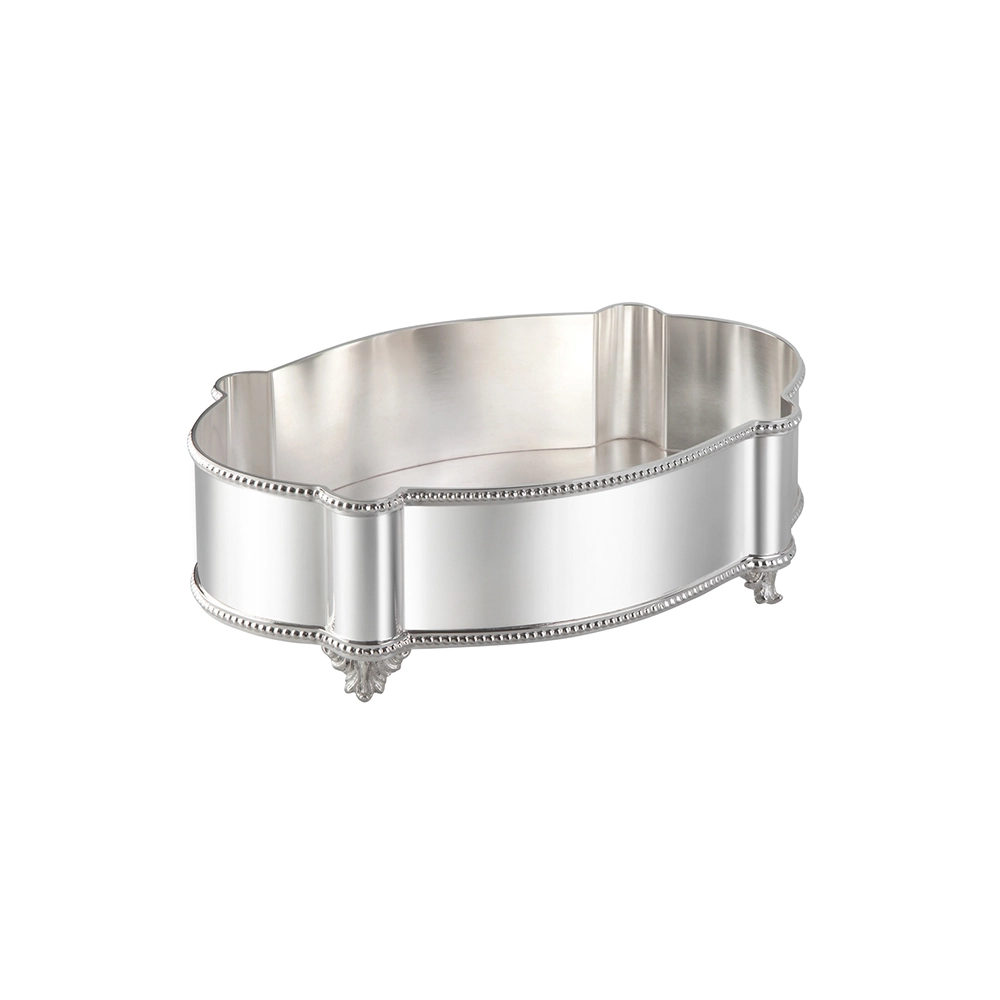 Centro de Mesa Oval Silverlux Perola