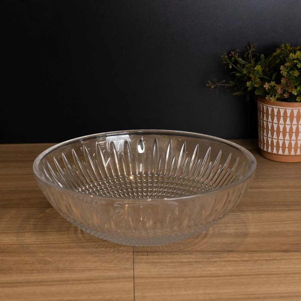 Centro de Mesa Wolff Queen Transparente 25 X 12 Cm