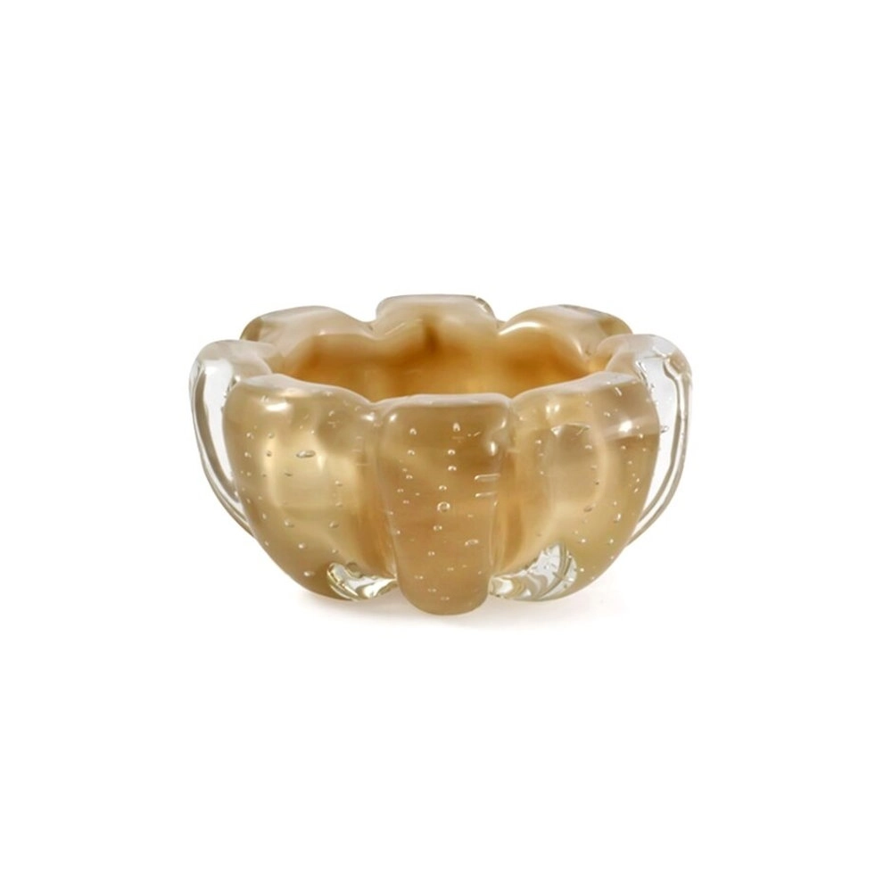 Centro de Mesa Zurique Cristais D´labone Champagne 22 X 12 Cm