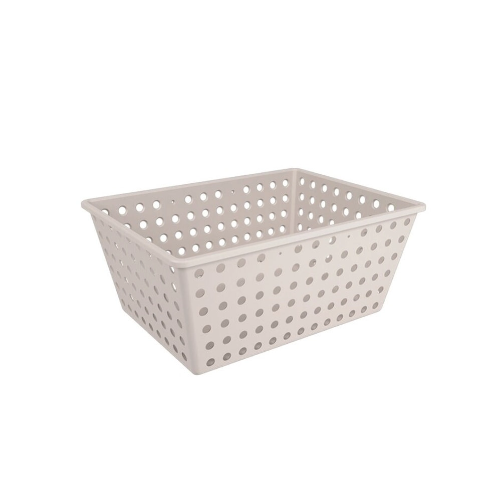 Cesta Maxi Coza Cinza Claro 38,2 X 29,2 X 16,6 Cm