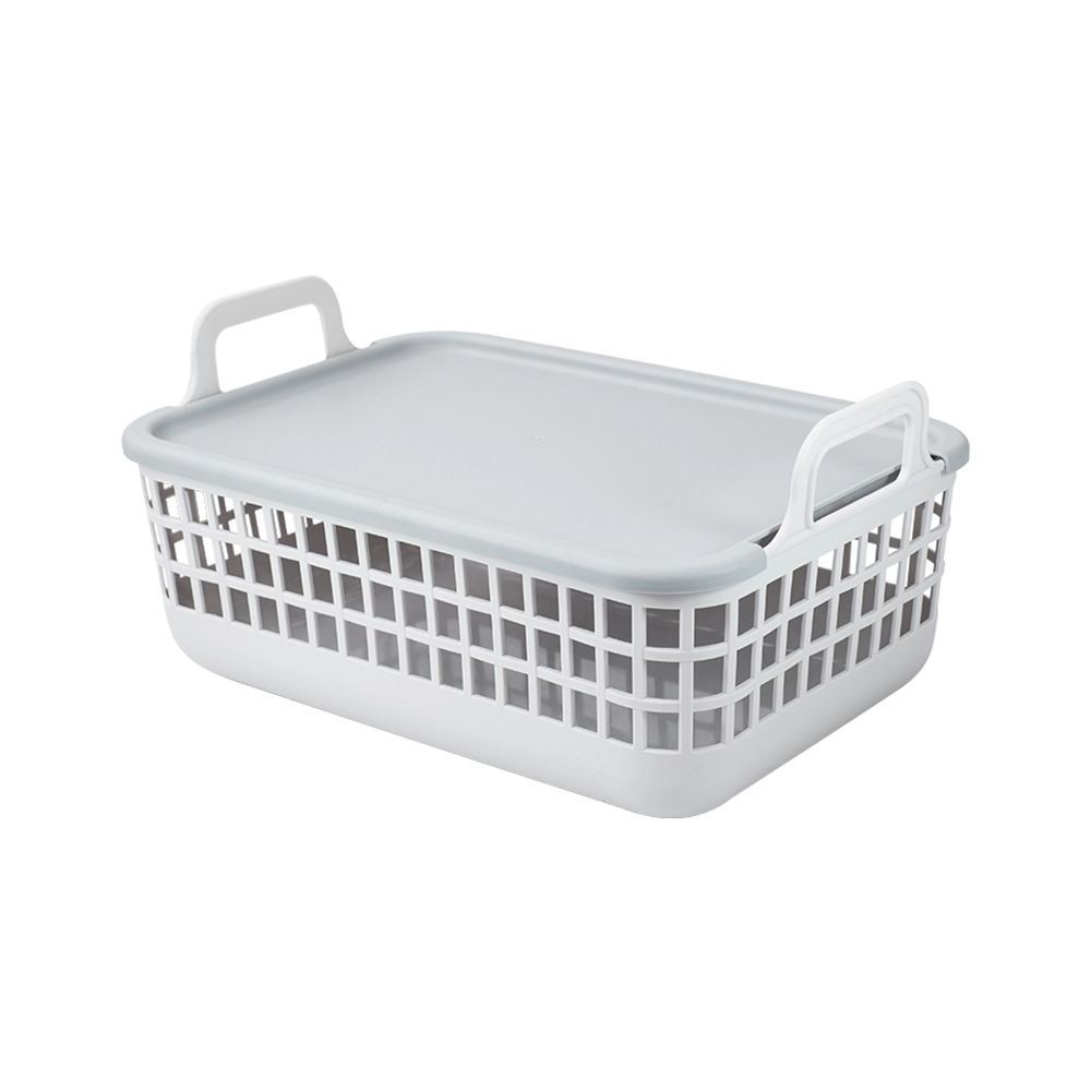 Cesto Com Tampa Oikos 33 X 16 X 24 Cm Cesto Com Tampa Oikos 33 X 16 X 24 Cm