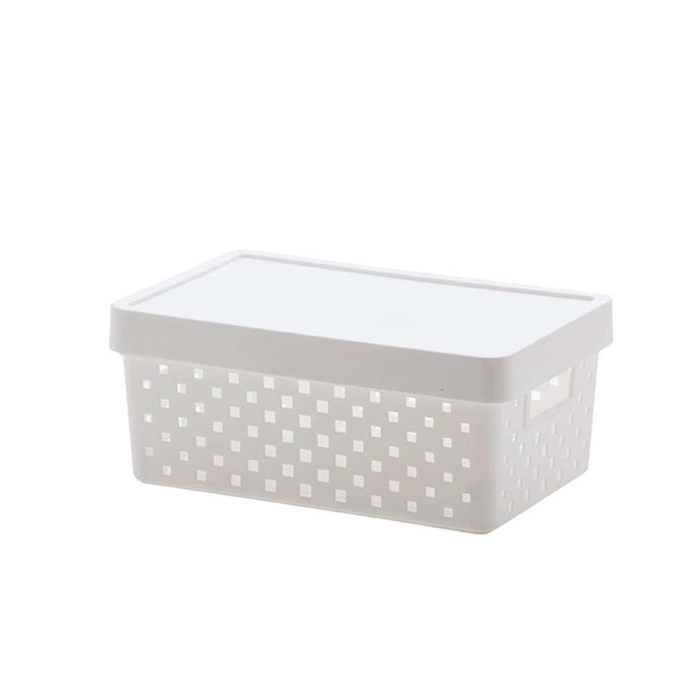 Cesto Organizador Com Tampa Paramount Quadratta 12 X 29,5 X 19 Cm Cesto Organizador Com Tampa Paramount Quadratta 12 X 29,5 X 19 Cm
