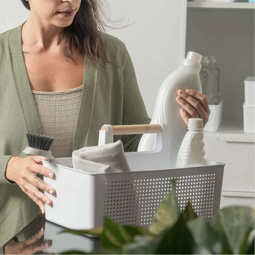 Cesto Organizador Multiuso Ou Flow Branco 8 Litros