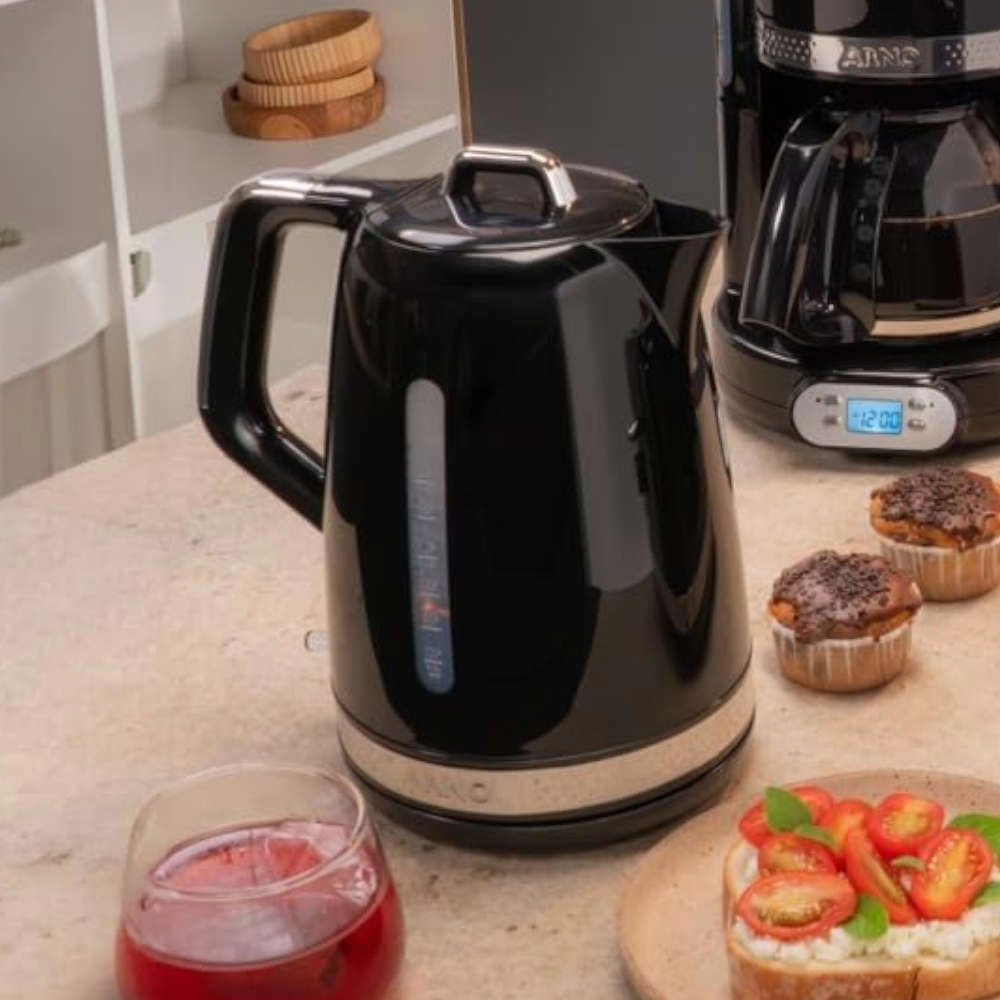 Chaleira Eletrica Arno Soleil 1,7 Litros Preta Spke Chaleira Eletrica Arno Soleil 1,7 Litros Preta Spke