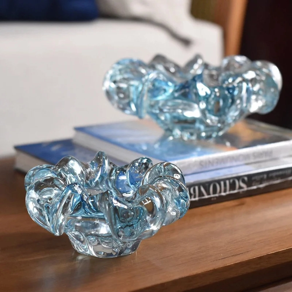 Cinzeiro Cristais D´labone Gandesh Aquamarine 22 X 8 Cm Cinzeiro Cristais D´labone Gandesh Aquamarine 22 X 8 Cm