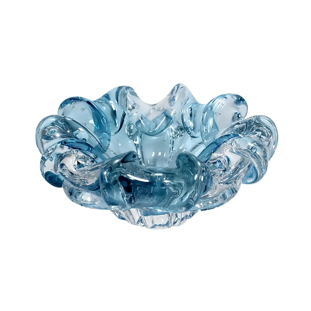Cinzeiro Cristais D´labone Gandesh Aquamarine 22 X 8 Cm Cinzeiro Cristais D´labone Gandesh Aquamarine 22 X 8 Cm