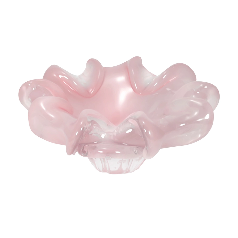 Cinzeiro Cristais D´labone Gandesh Jade Rosa 22 X 8 Cm