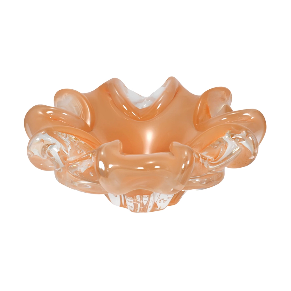 Cinzeiro Cristais D´labone Gandesh Laranja 22 X 8 Cm