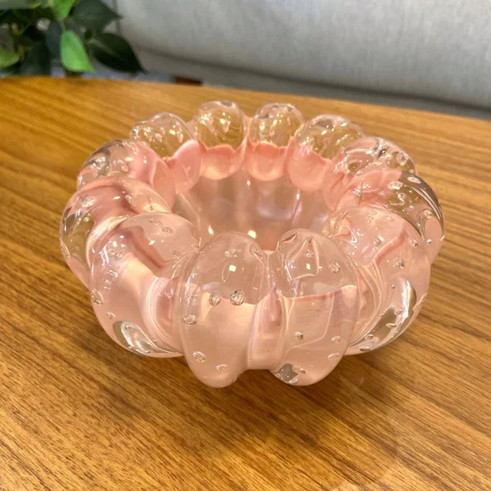 Cinzeiro Rennes Cristais D´labone Jade Rosa 18 X 9 Cm